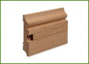 Skirting board plinth oak 9.7 * 1.9 LITHE - EASY INSTALLATION kopia